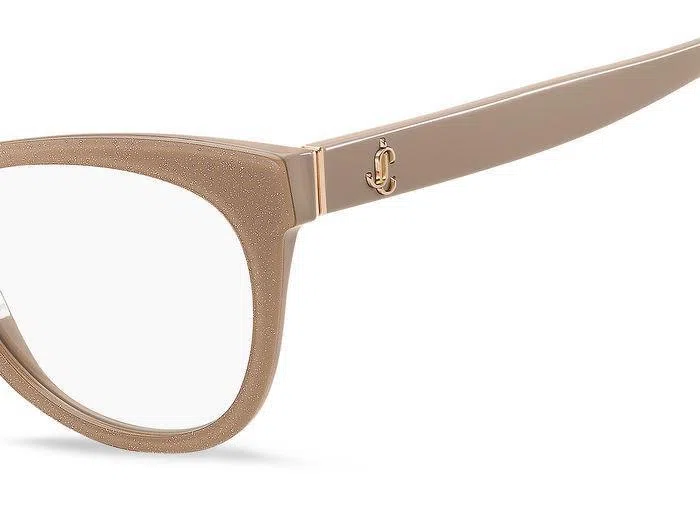 Jimmy Choo 276 Eyeglasses - Nude Glitter - view 4